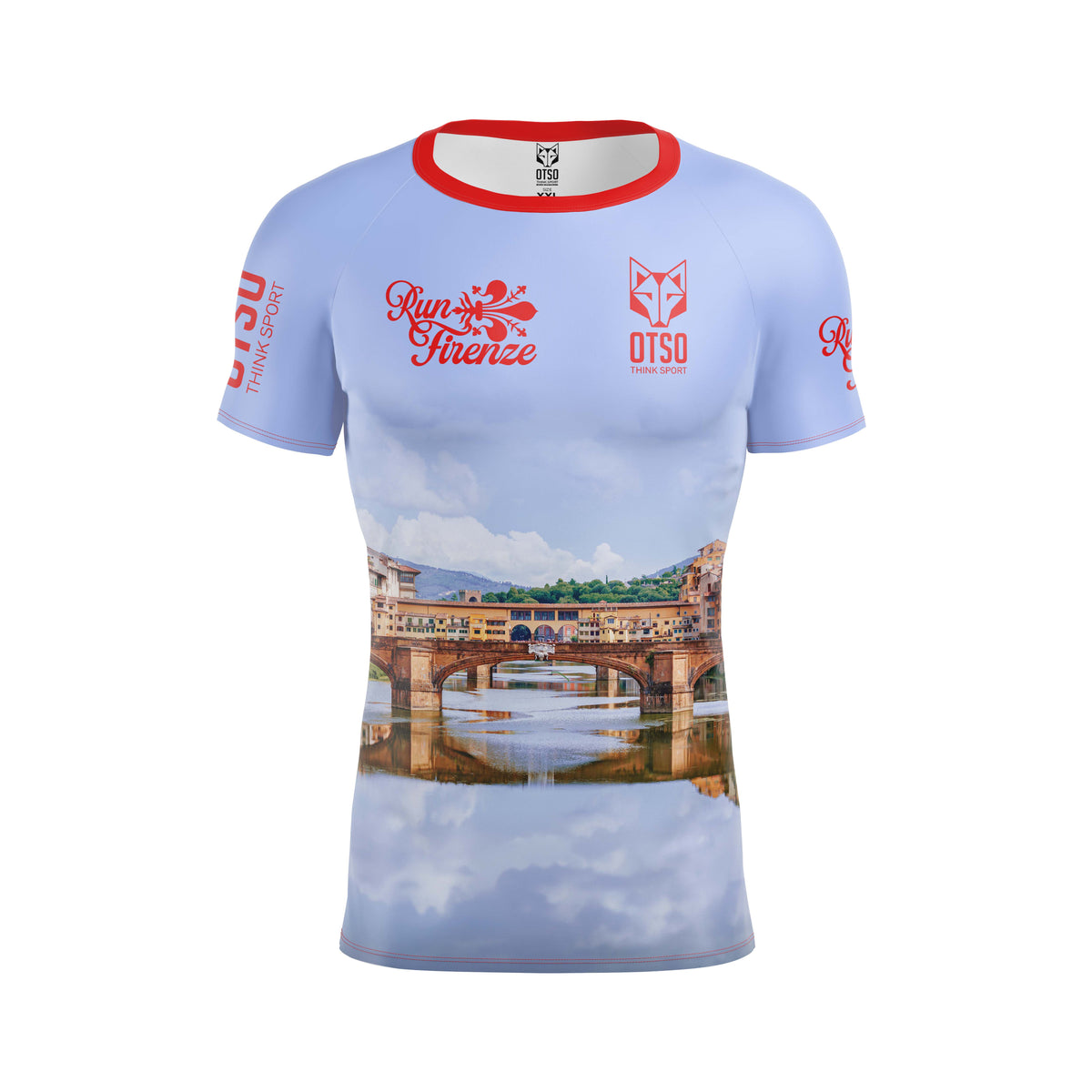OTSO Herren Kurzarm-Funktionsshirt - Run Florencia – Produktansicht