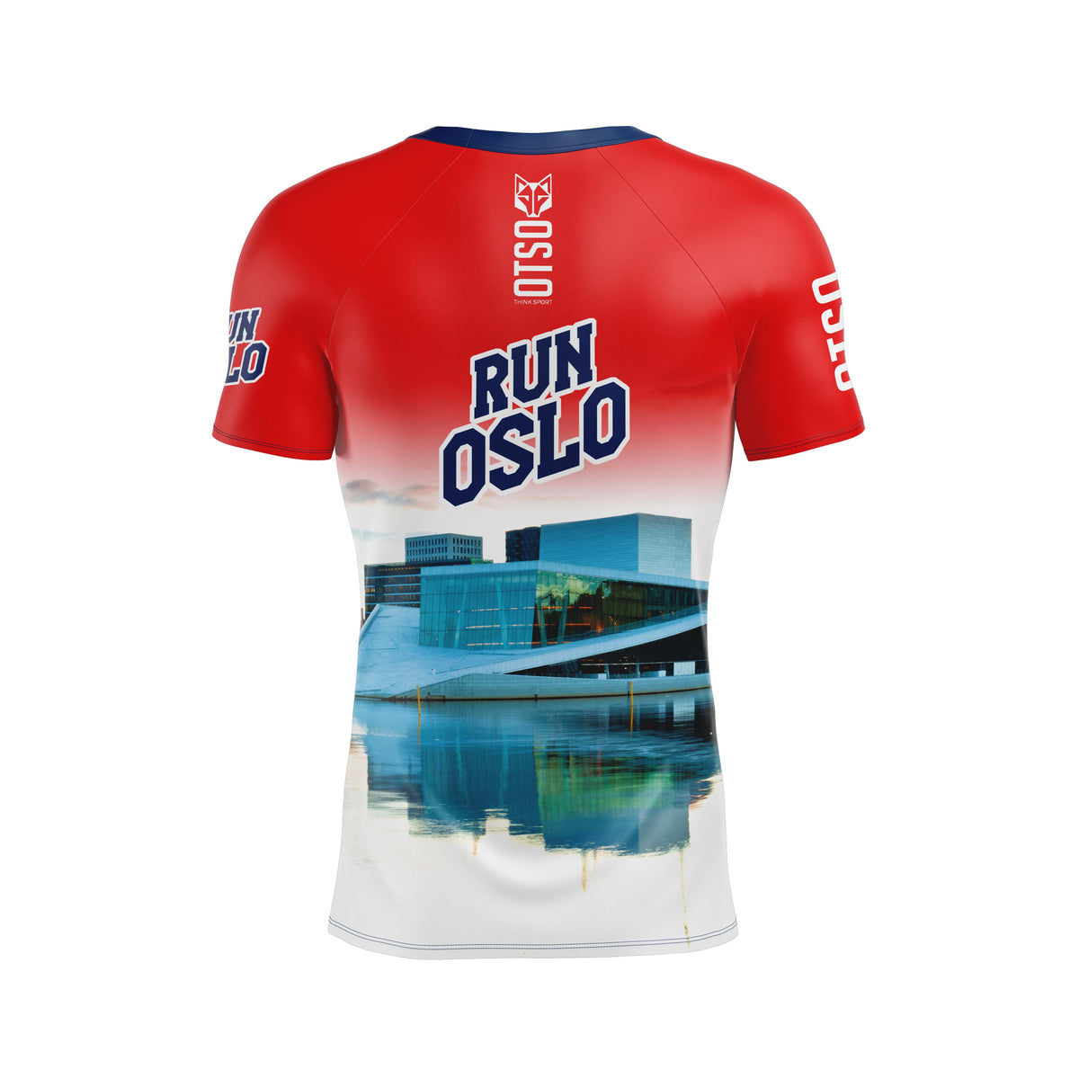 OTSO Herren Kurzarm-Funktionsshirt - Run Oslo 2024 – Produktansicht 2