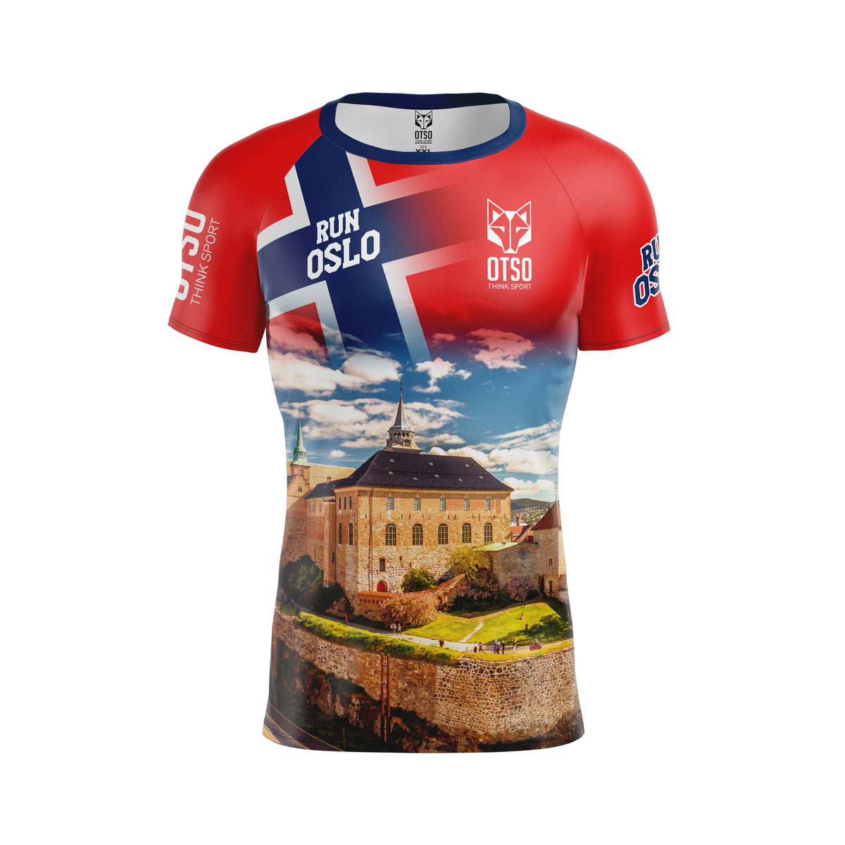 OTSO Herren Kurzarm-Funktionsshirt - Run Oslo 2024 – Produktansicht