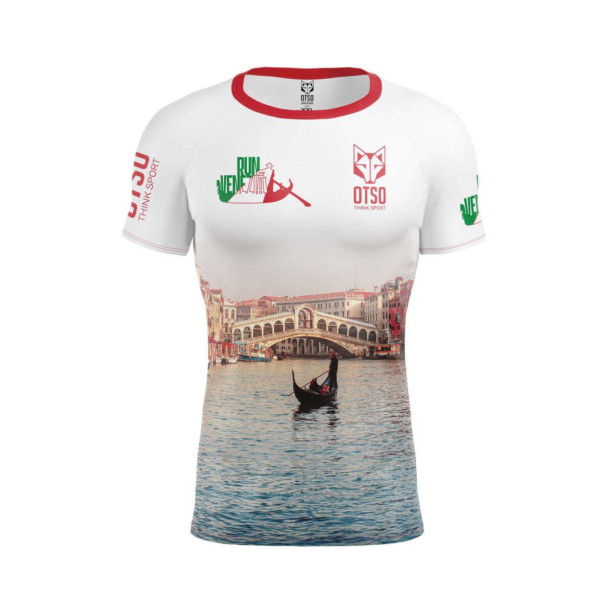 OTSO Herren Kurzarm-Funktionsshirt - Run Venezia 2024 – Produktansicht