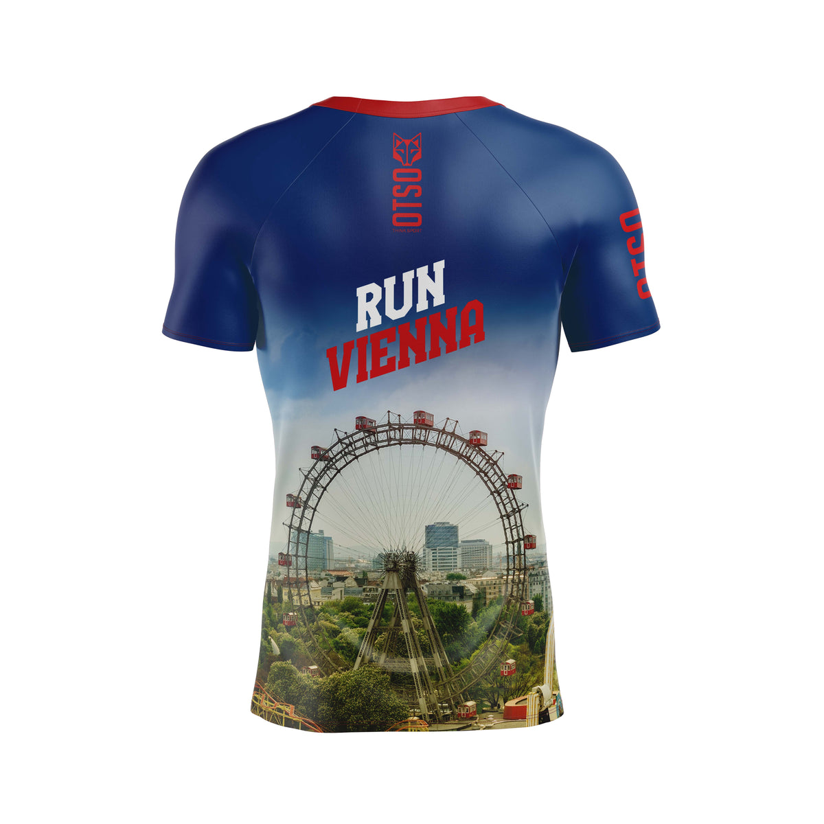 OTSO Herren Kurzarm-Funktionsshirt - Run Vienna 2023 – Produktansicht 2
