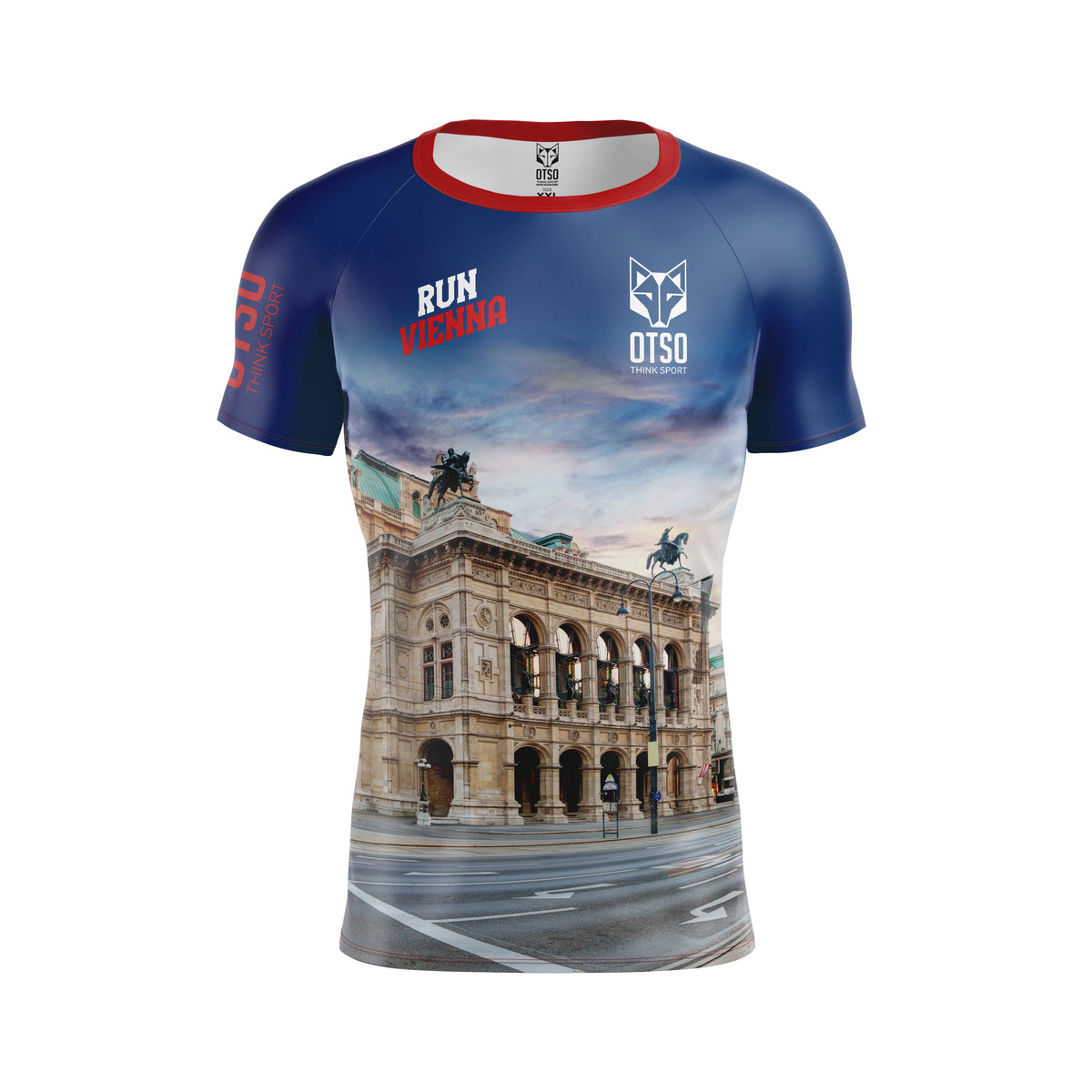 OTSO Herren Kurzarm-Funktionsshirt - Run Vienna 2023 – Produktansicht