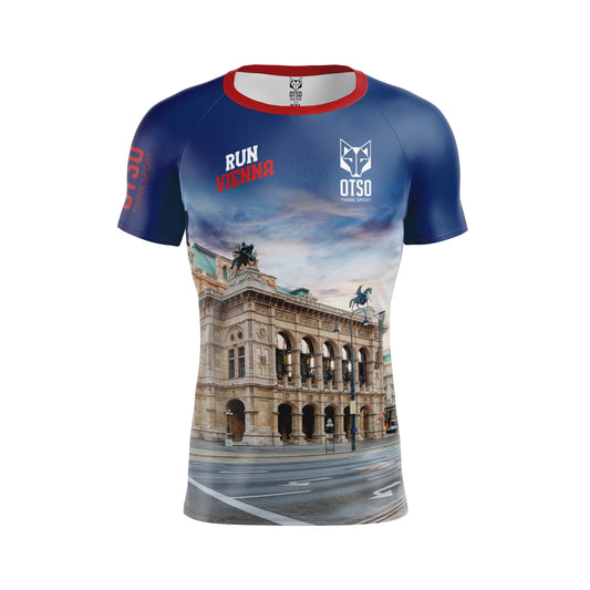 OTSO Herren Kurzarm-Funktionsshirt - Run Vienna 2023 – Produktansicht