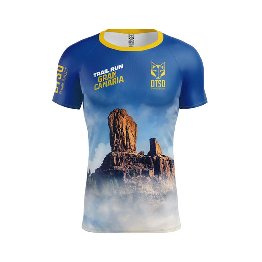 OTSO Herren Kurzarm-Funktionsshirt - Trail Run Gran Canaria 2023 – Produktansicht