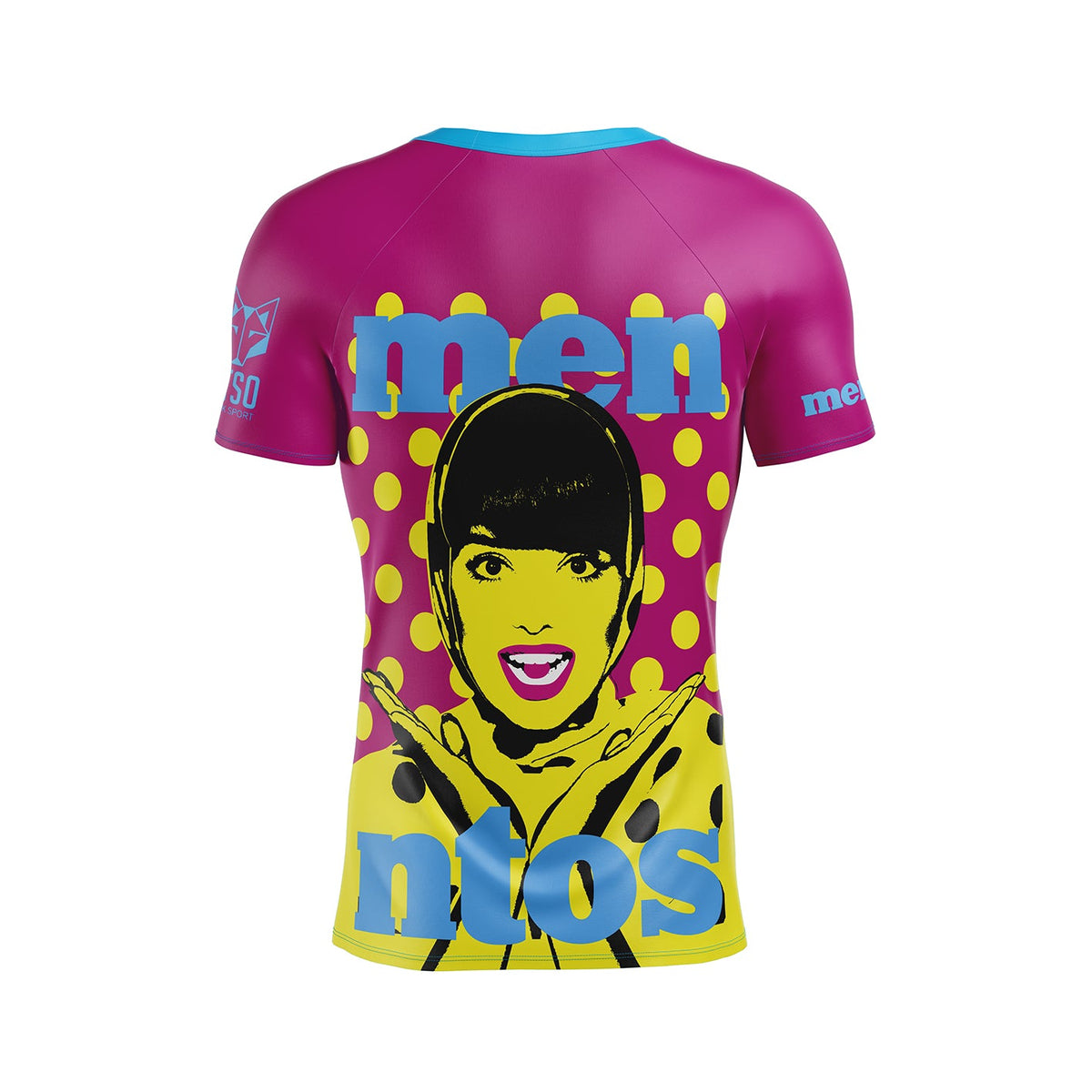 OTSO Herren Kurzarm-Funktionsshirt - Mentos Hat Girl – Produktansicht 2