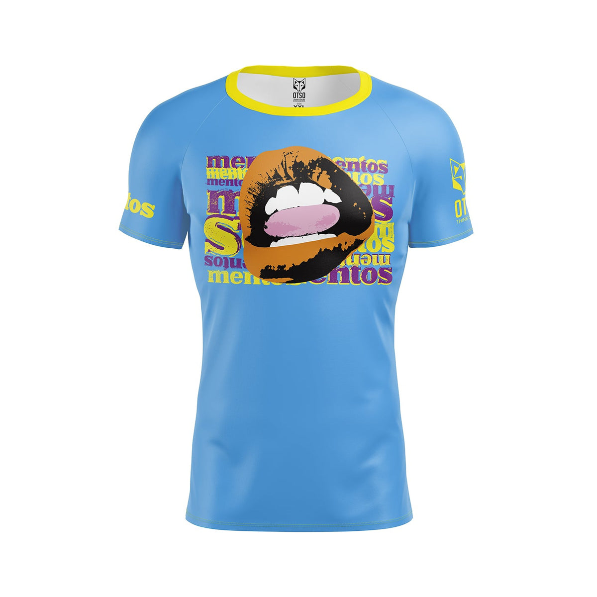 OTSO Herren Kurzarm-Funktionsshirt - Mentos Mouth – Produktansicht