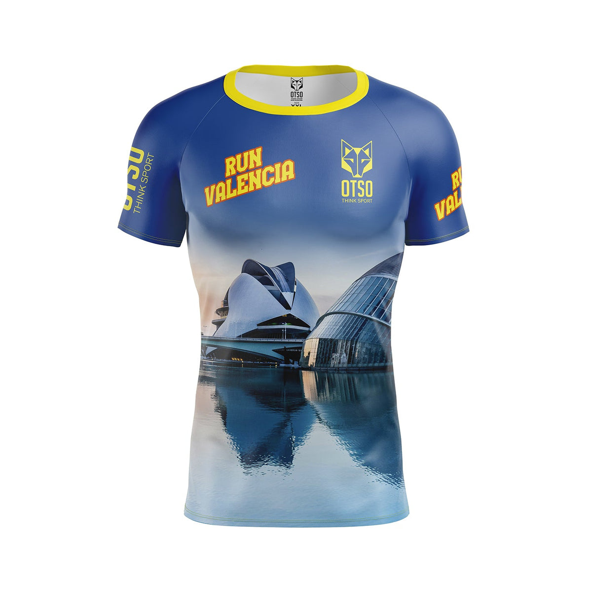 OTSO Herren Kurzarm-Funktionsshirt - Run Valencia 2024 – Produktansicht