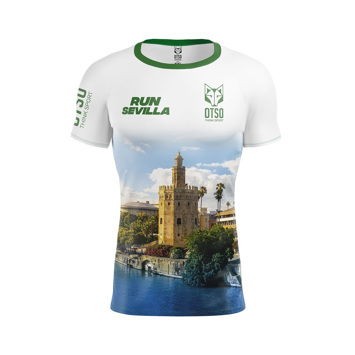 OTSO Herren Kurzarm-Funktionsshirt - Run Sevilla – Produktansicht