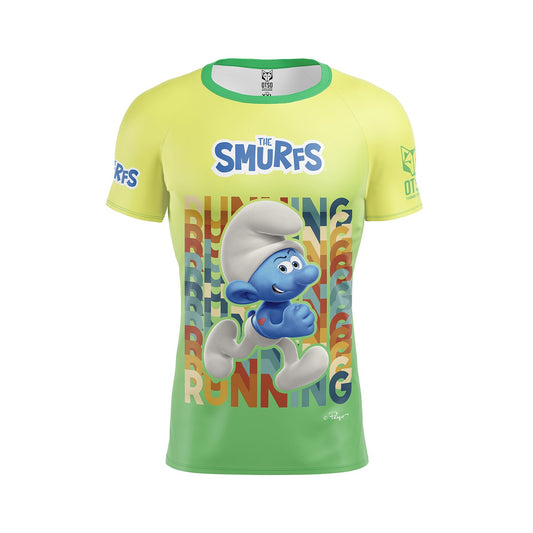 OTSO Herren Kurzarm-Funktionsshirt - Smurf Running – Produktansicht
