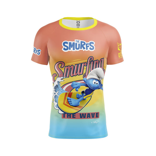 OTSO Herren Kurzarm-Funktionsshirt - Smurf Smurfing – Produktansicht