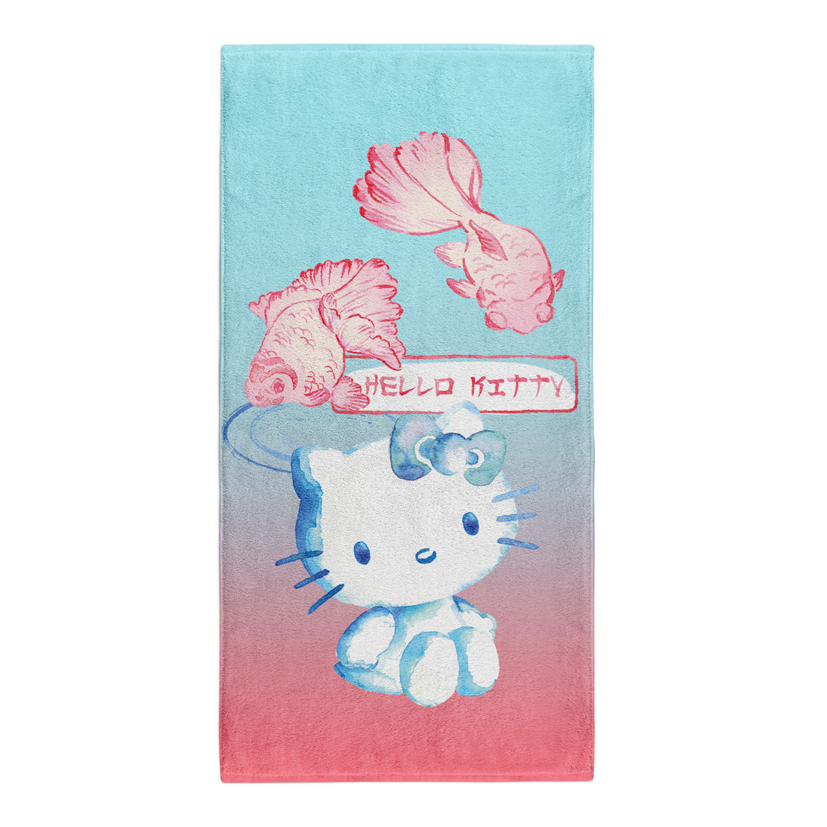 OTSO Mikrofaser-Sporthandtuch - Hello Kitty Wave – Produktansicht