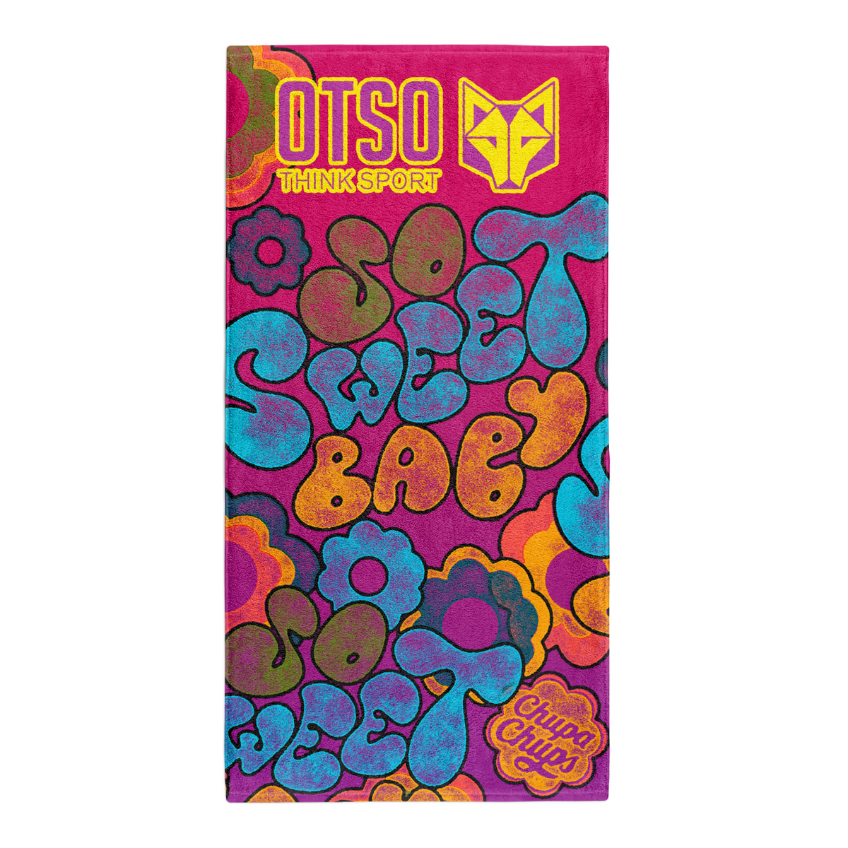 OTSO Mikrofaser-Sporthandtuch - Chupa Chups Sweet Baby – Produktansicht 2