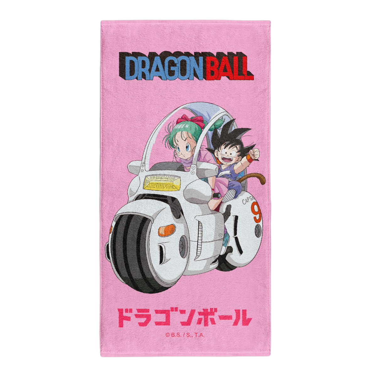 OTSO Mikrofaser-Sporthandtuch - Dragon Ball Bulma – Produktansicht