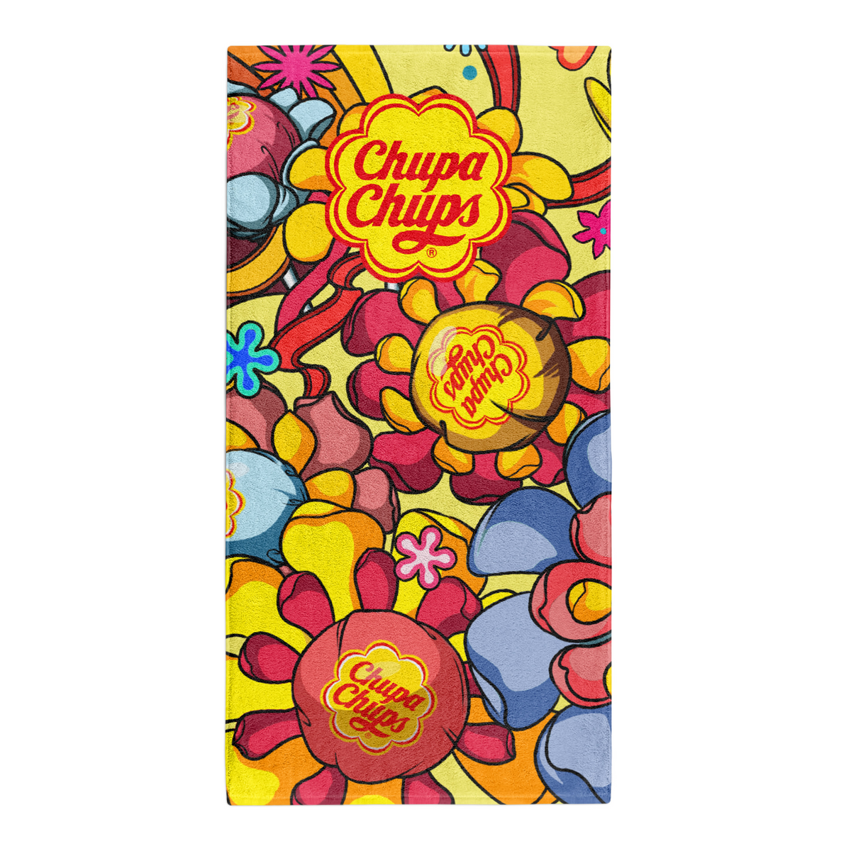OTSO Mikrofaser-Sporthandtuch - Chupa Chups Flower – Produktansicht