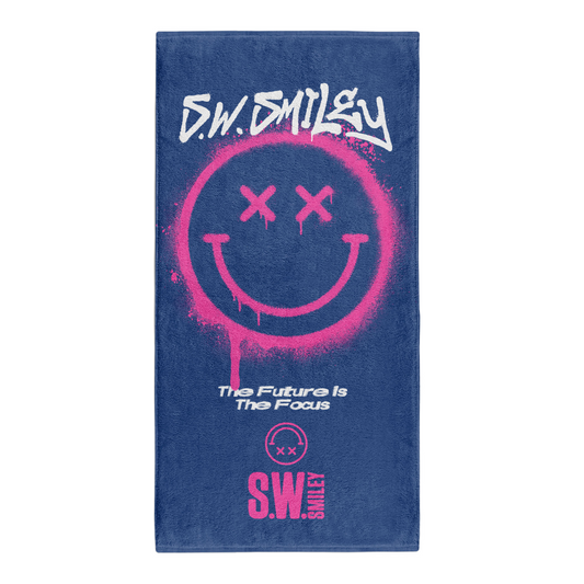 OTSO Mikrofaser-Sporthandtuch - S.W.Smiley Graffiti – Produktansicht