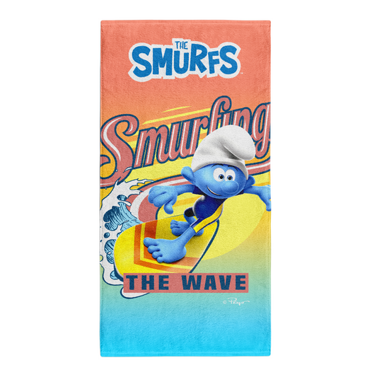 OTSO Mikrofaser-Sporthandtuch - Smurfs Smurfing Men – Produktansicht