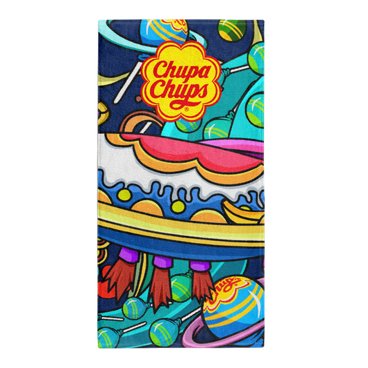 OTSO Mikrofaser-Sporthandtuch - Chupa Chups Space – Produktansicht