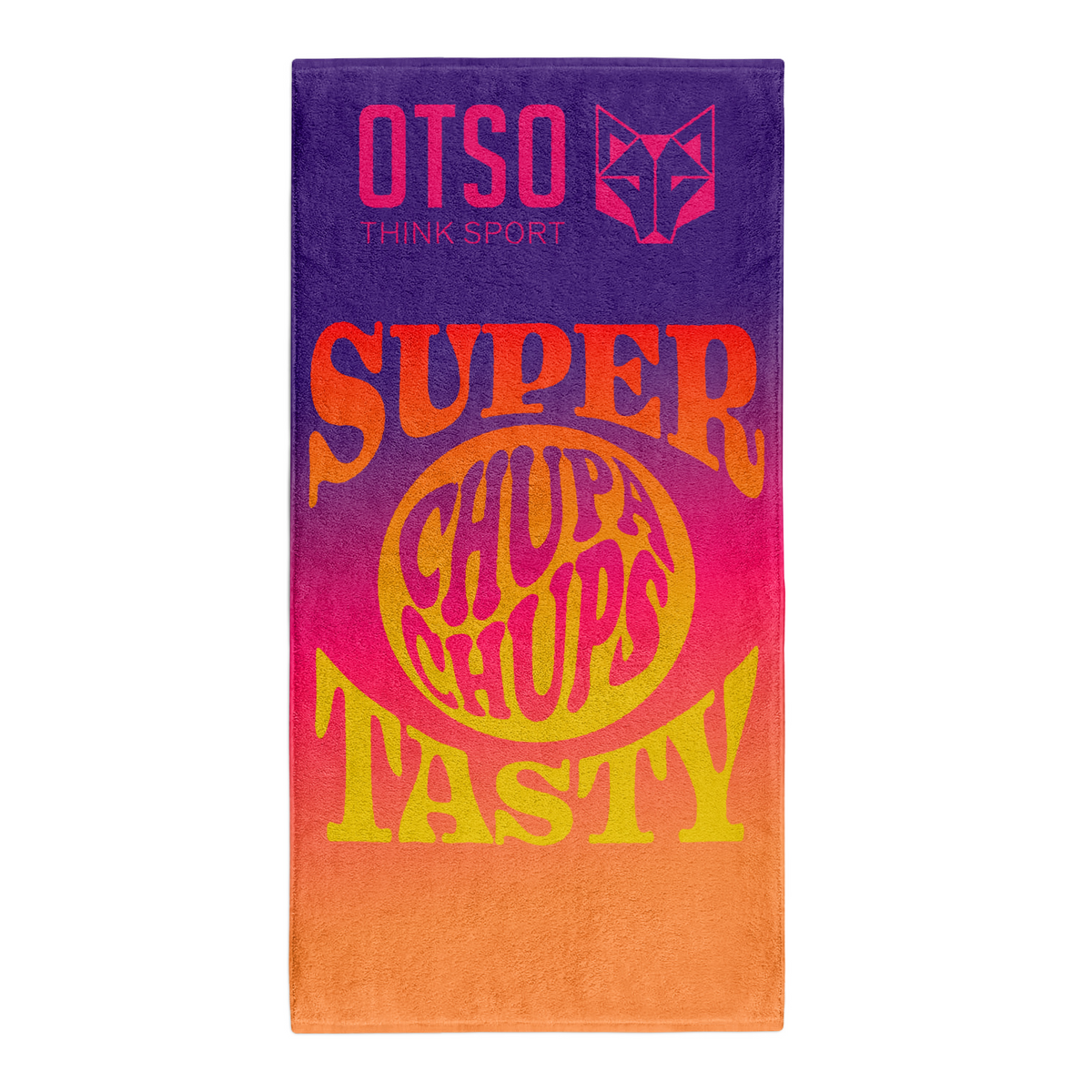 OTSO Mikrofaser-Sporthandtuch - Chupa Chups Super Tasty – Produktansicht 2