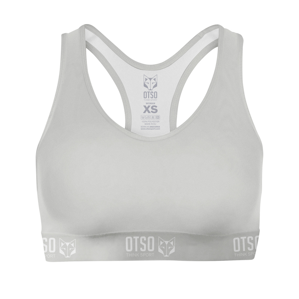 OTSO Damen Sporttop - Ash Grey – Produktansicht