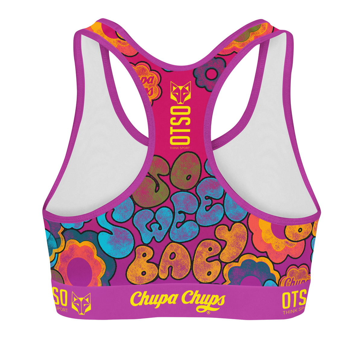 OTSO Damen Sporttop - Chupa Chups Sweet Baby – Produktansicht 2
