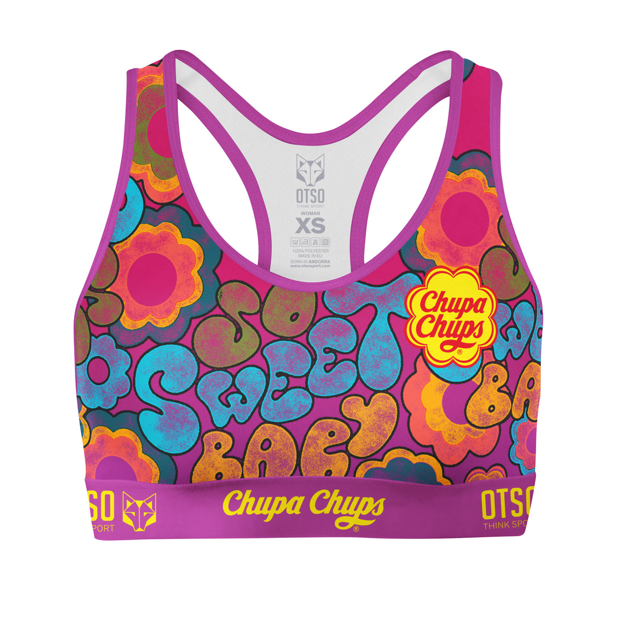 OTSO Damen Sporttop - Chupa Chups Sweet Baby – Produktansicht