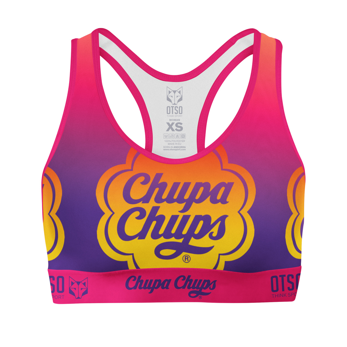 OTSO Damen Sporttop - Chupa Chups Super Tasty – Produktansicht