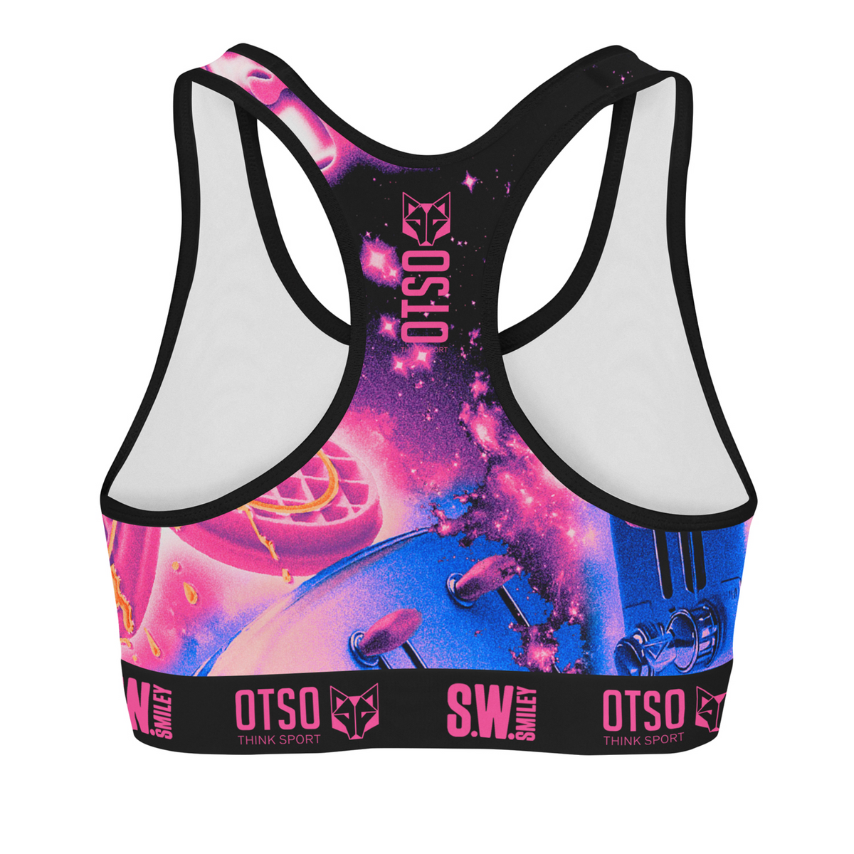 OTSO Damen Sporttop - S.W.Smiley Concrete Canvas Toaster – Produktansicht 2
