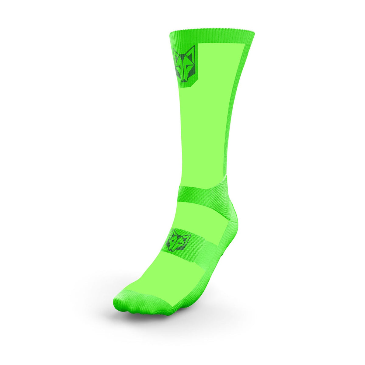 OTSO Ultraleichte Sportsocken - Fluo Green – Produktansicht