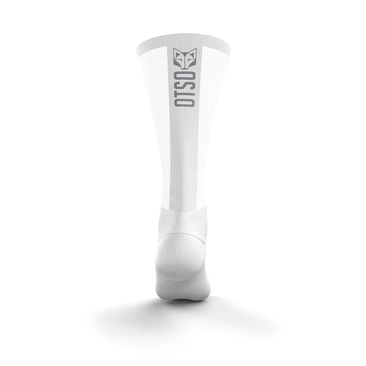 OTSO Ultraleichte Sportsocken - Pure White & Silver Grey – Produktansicht 2