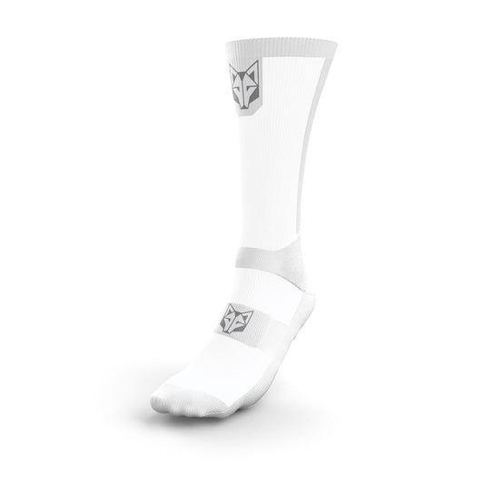 OTSO Ultraleichte Sportsocken - Pure White & Silver Grey – Produktansicht