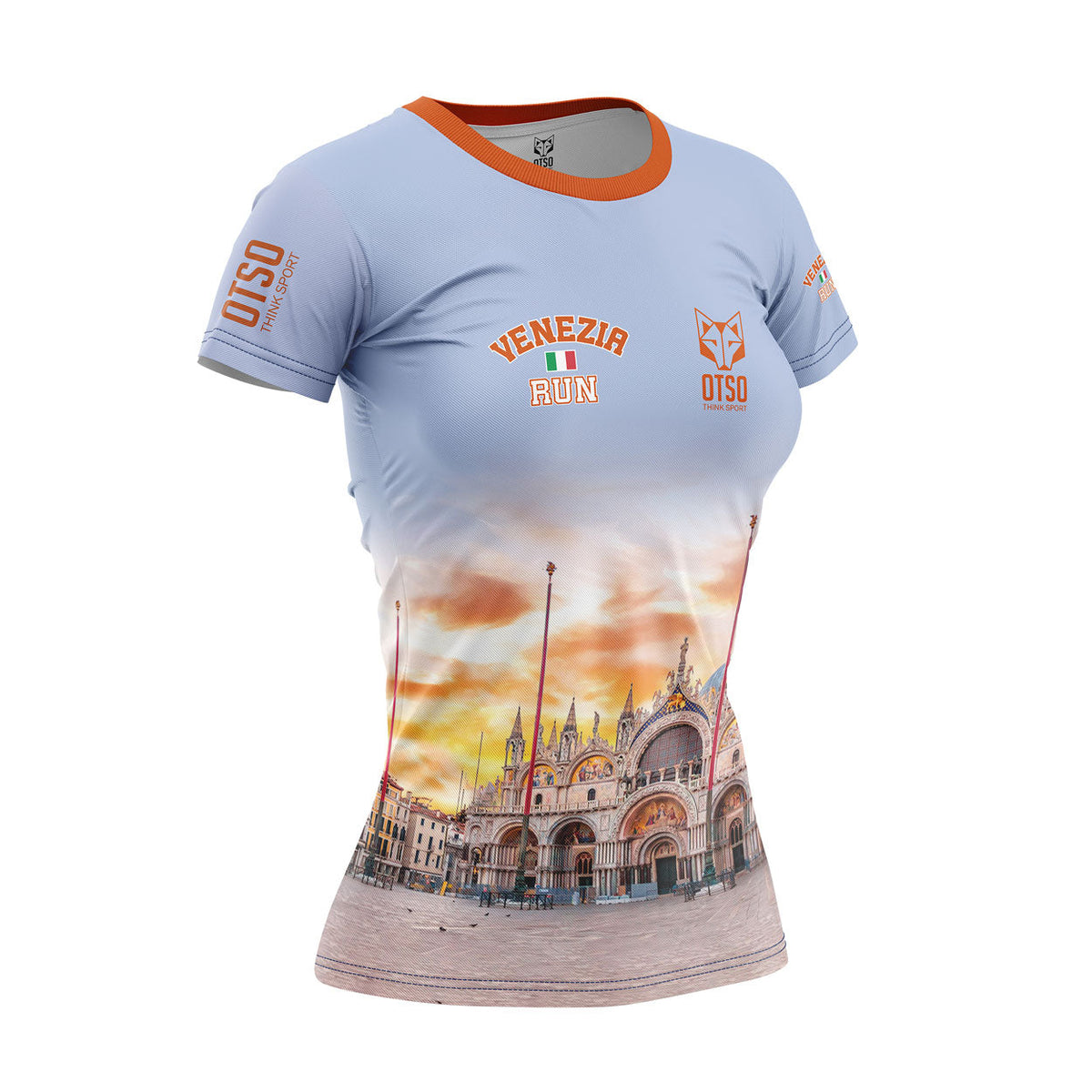 OTSO Damen Kurzarm-Funktionsshirt - Run Venezia 2023 – Produktansicht