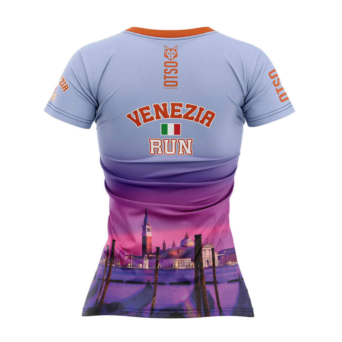 OTSO Damen Kurzarm-Funktionsshirt - Run Venezia 2023 – Produktansicht 2