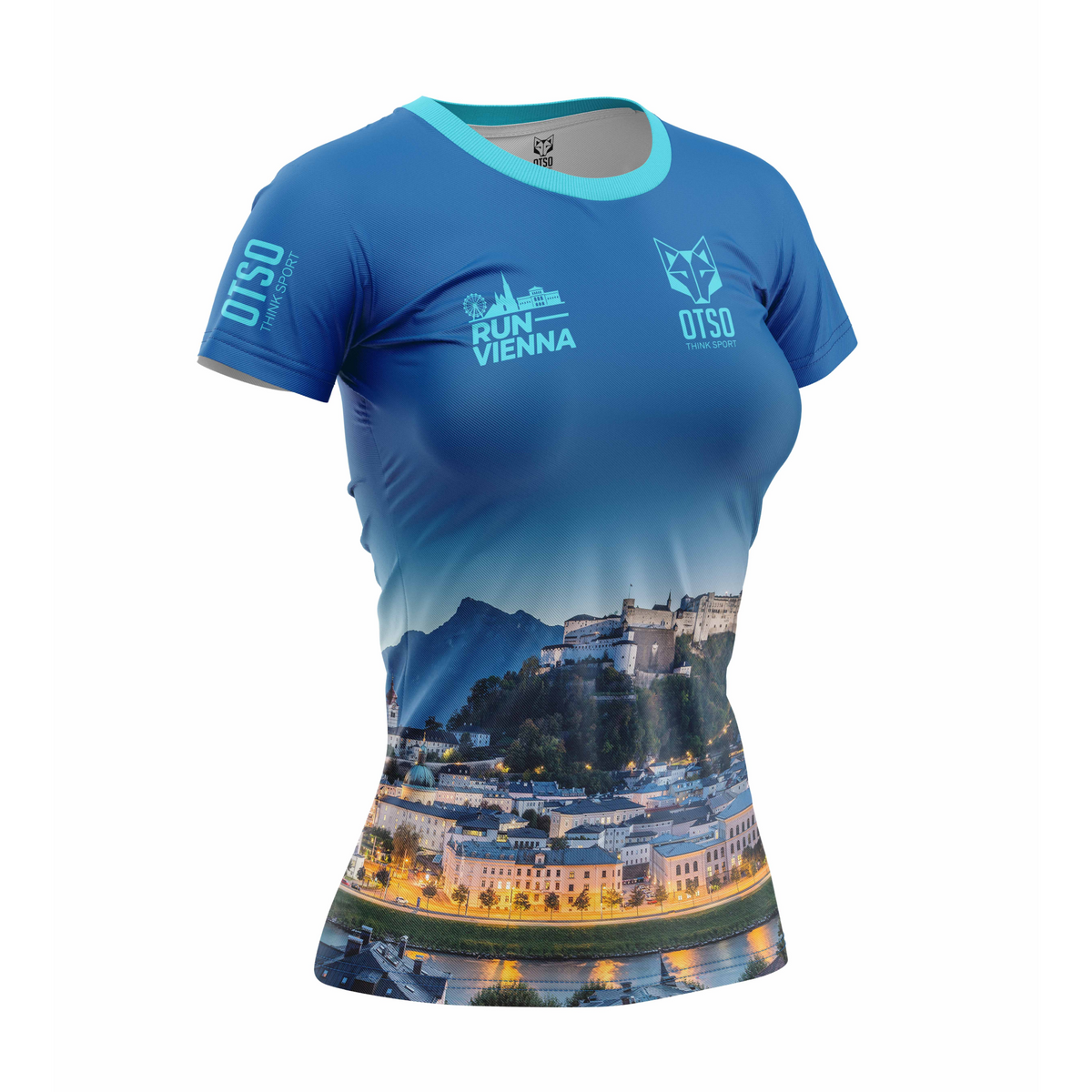 OTSO Damen Kurzarm-Funktionsshirt - Run Austria 2026 – Produktansicht