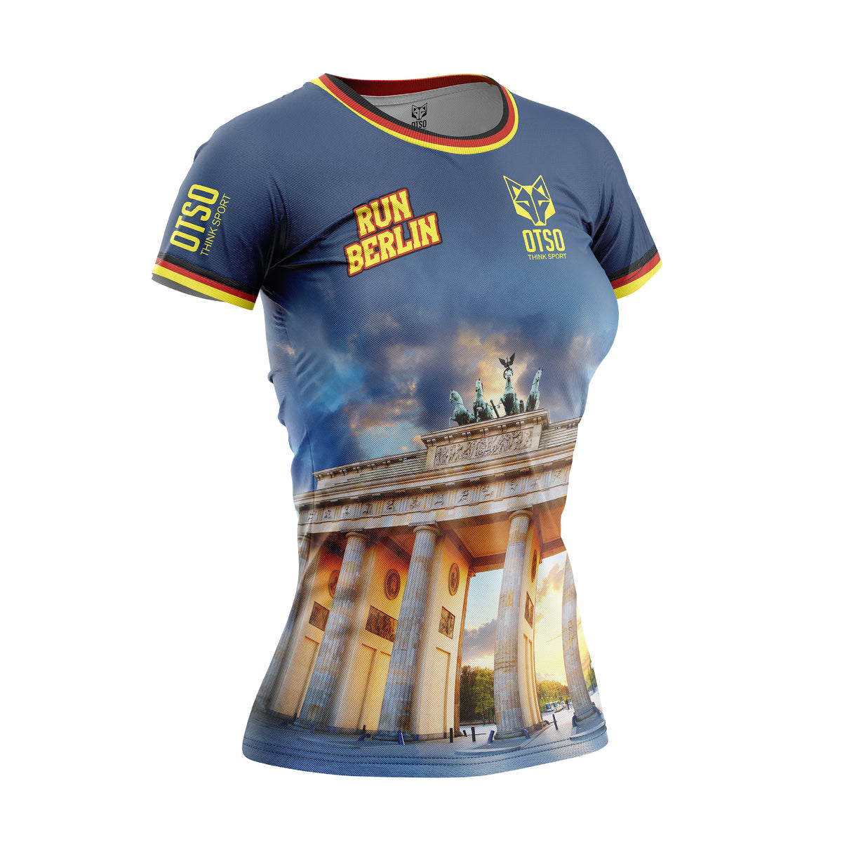 OTSO Damen Kurzarm-Funktionsshirt - Run Berlin 2024 – Produktansicht