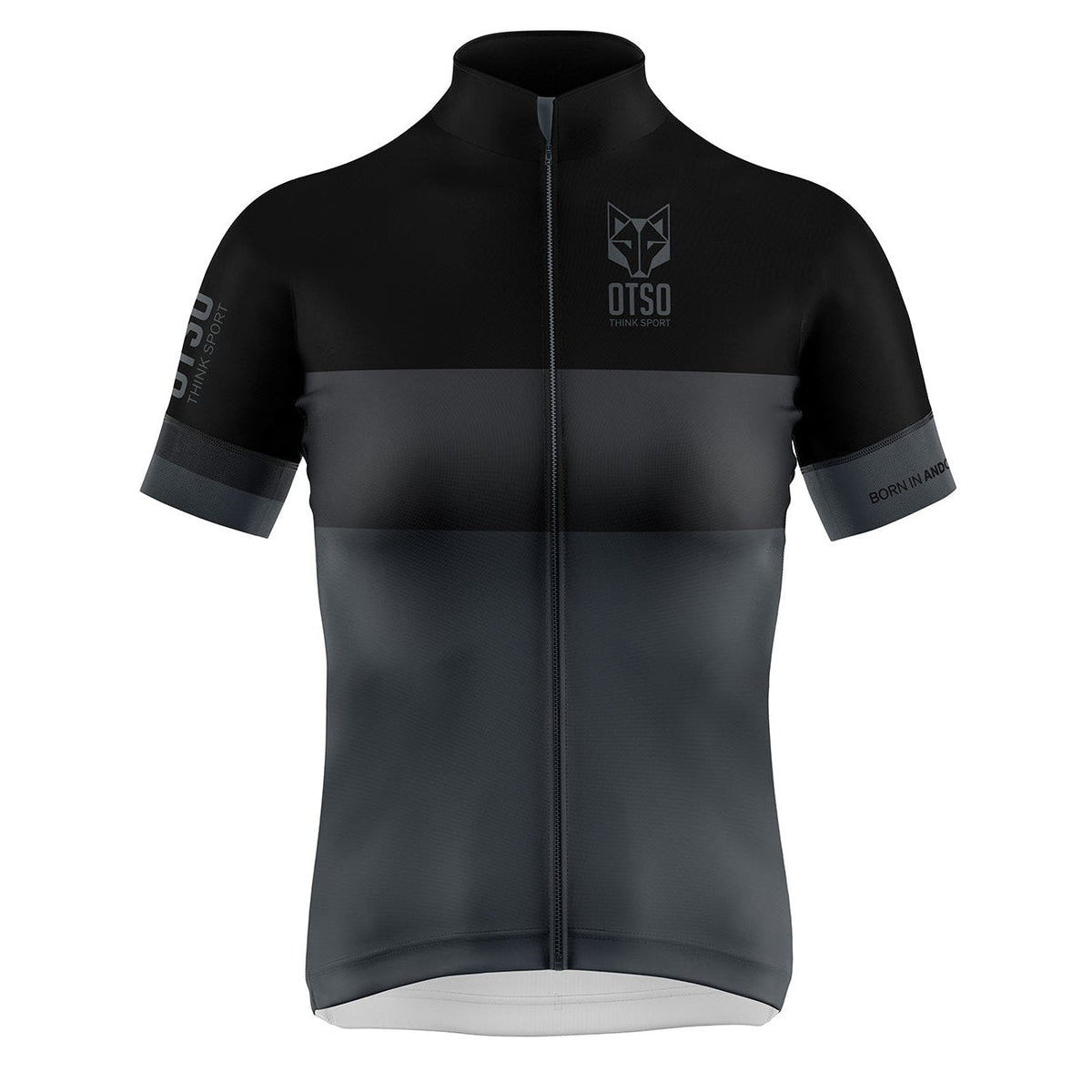 OTSO Damen Kurzarm-Radtrikot - Black – Produktansicht