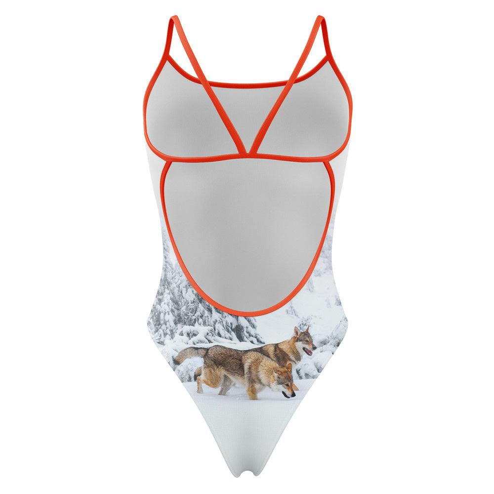 OTSO Damen Badeanzug - Wolf – Produktansicht 2