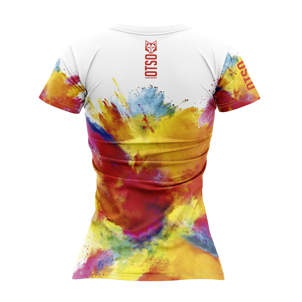 OTSO Damen Kurzarm-Funktionsshirt - Colors – Produktansicht 2