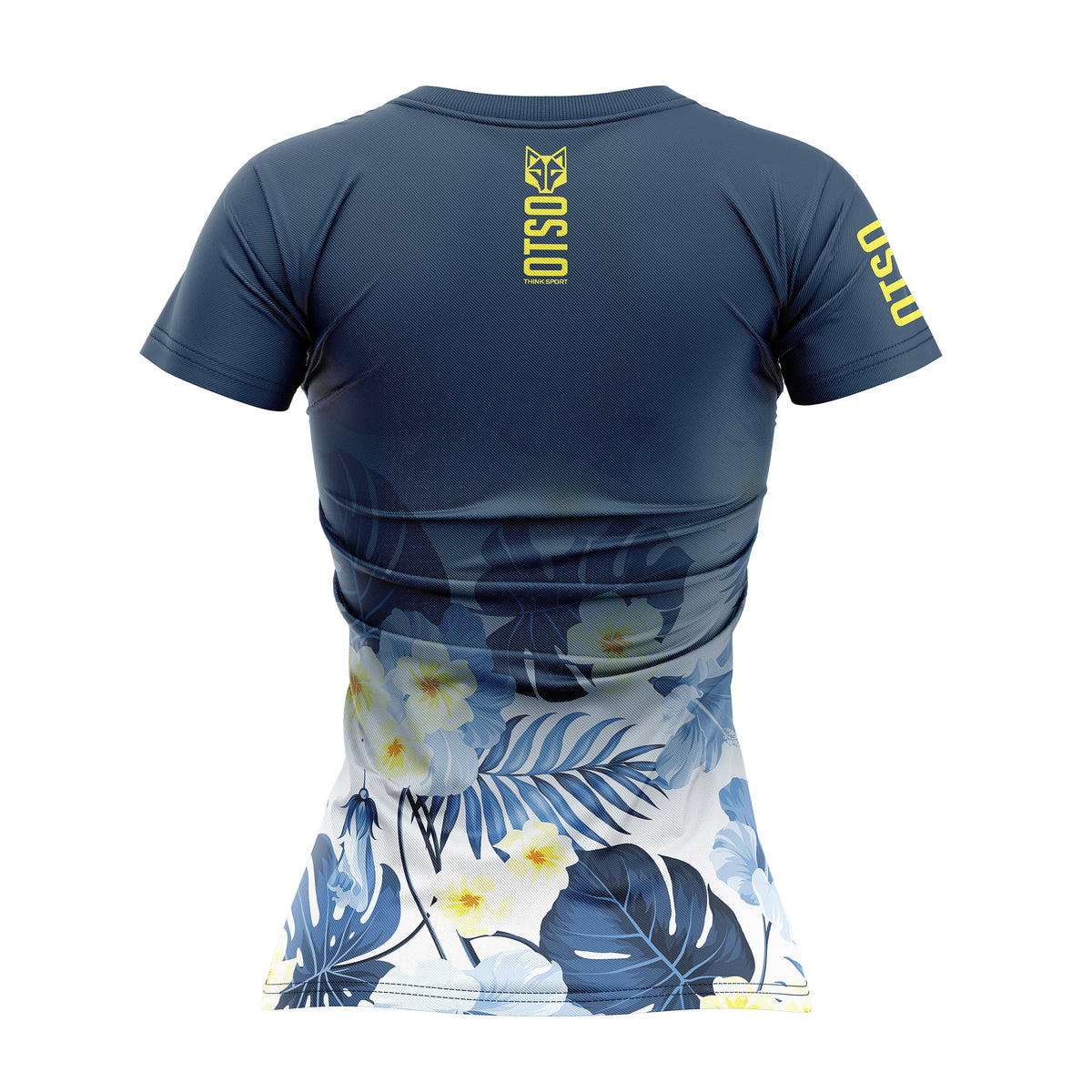 OTSO Damen Kurzarm-Funktionsshirt - Spring Dark – Produktansicht 2