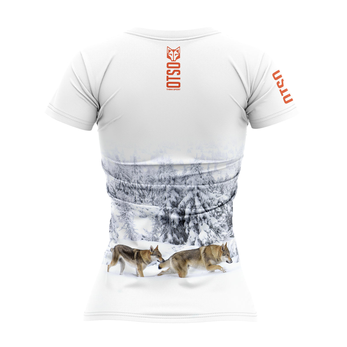 OTSO Damen Kurzarm-Funktionsshirt - Wolf – Produktansicht 2