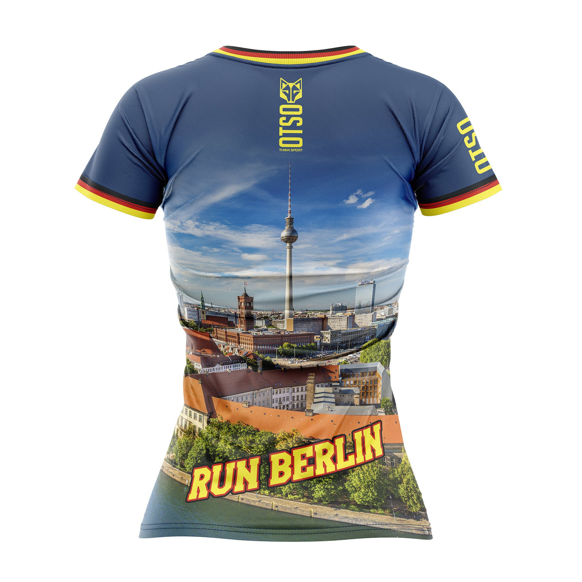 OTSO Damen Kurzarm-Funktionsshirt - Run Berlin 2024 – Produktansicht 2