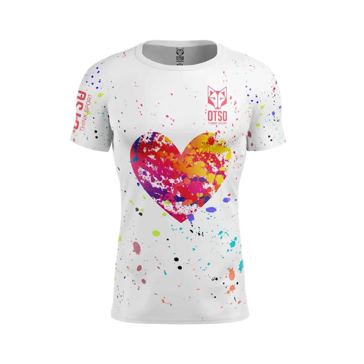 OTSO Herren Kurzarm-Funktionsshirt - Be Smart and Protect your Heart – Produktansicht