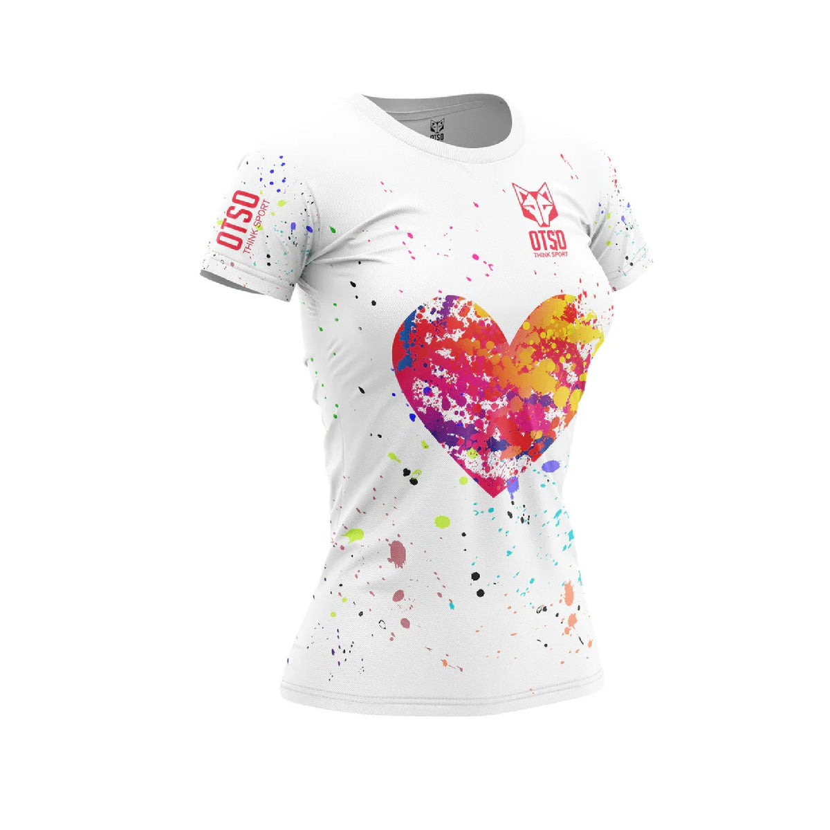 OTSO Damen Kurzarm-Funktionsshirt - Be Smart and Protect your Heart – Produktansicht