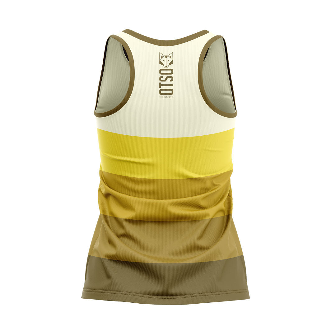 OTSO Damen Lauf-Singlet - Yellow – Produktansicht 2