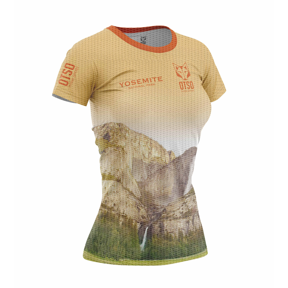 OTSO Damen Kurzarm-Funktionsshirt - Yosemite – Produktansicht