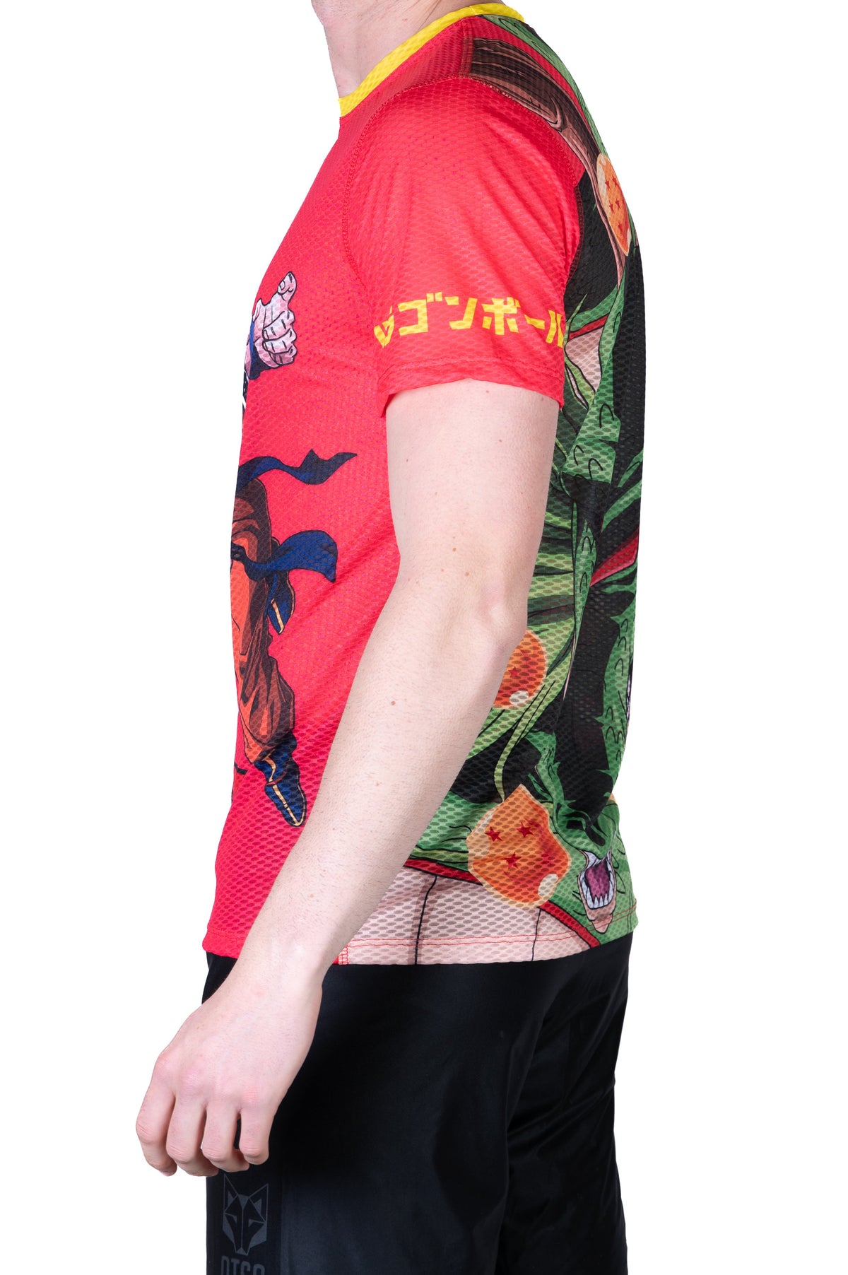 OTSO Herren Kurzarm-Funktionsshirt - Dragon Ball Z Goku Shenron – Produktansicht 11