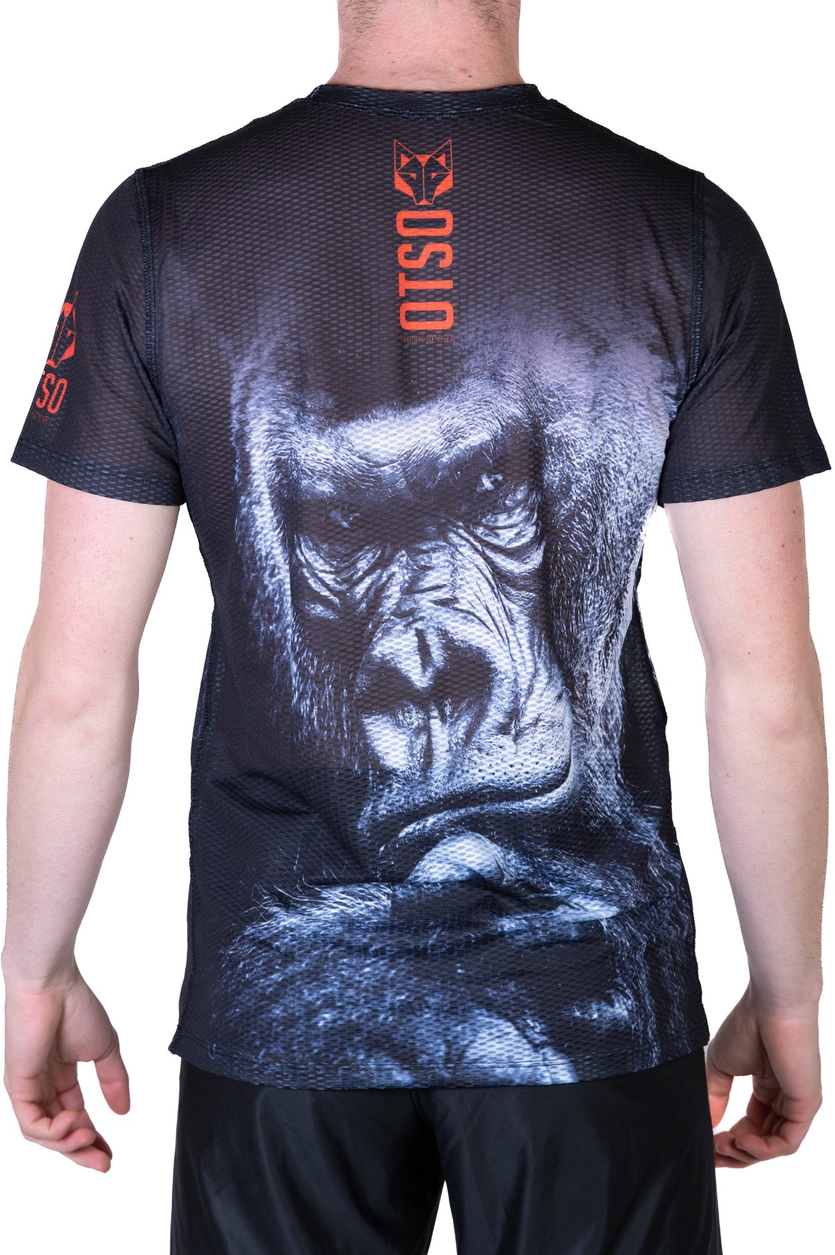 OTSO Herren Kurzarm-Funktionsshirt - Gorilla – Produktansicht 9