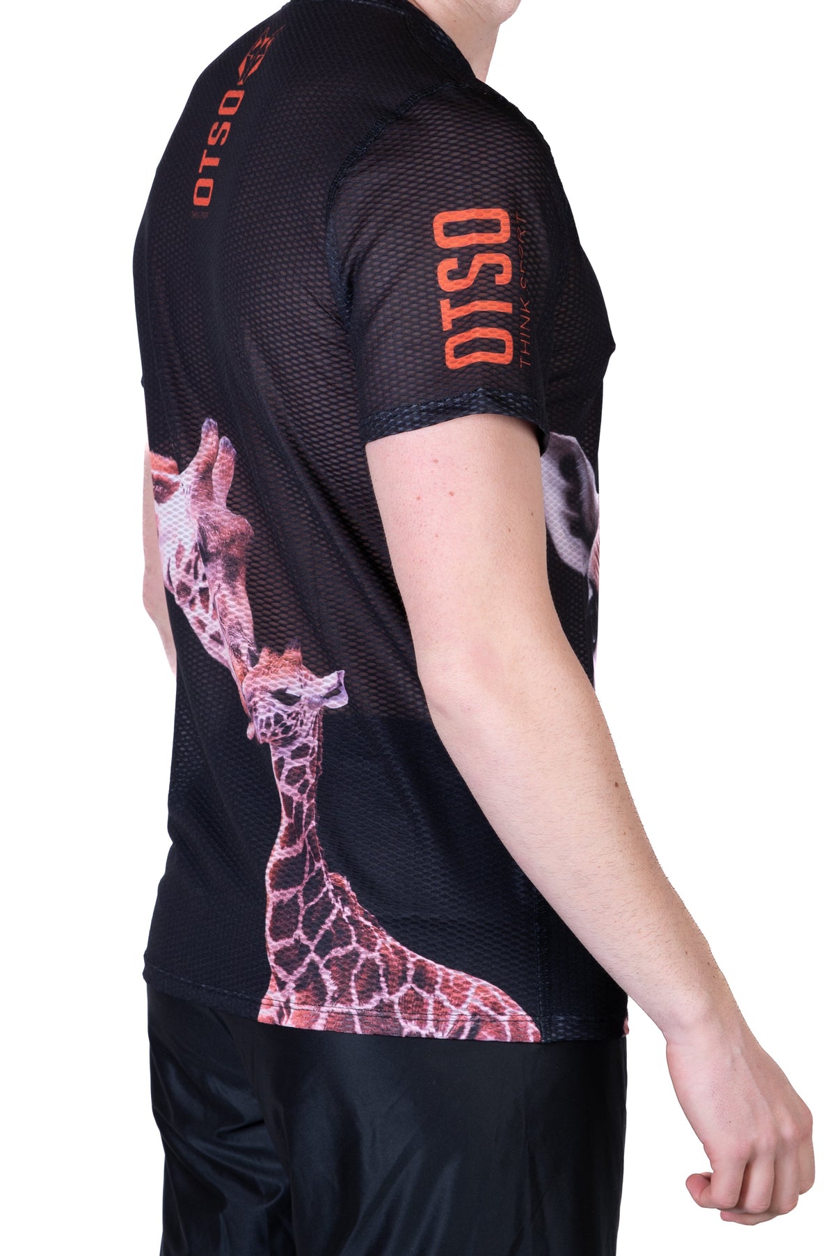 OTSO Herren Kurzarm-Funktionsshirt - Giraffe – Produktansicht 10