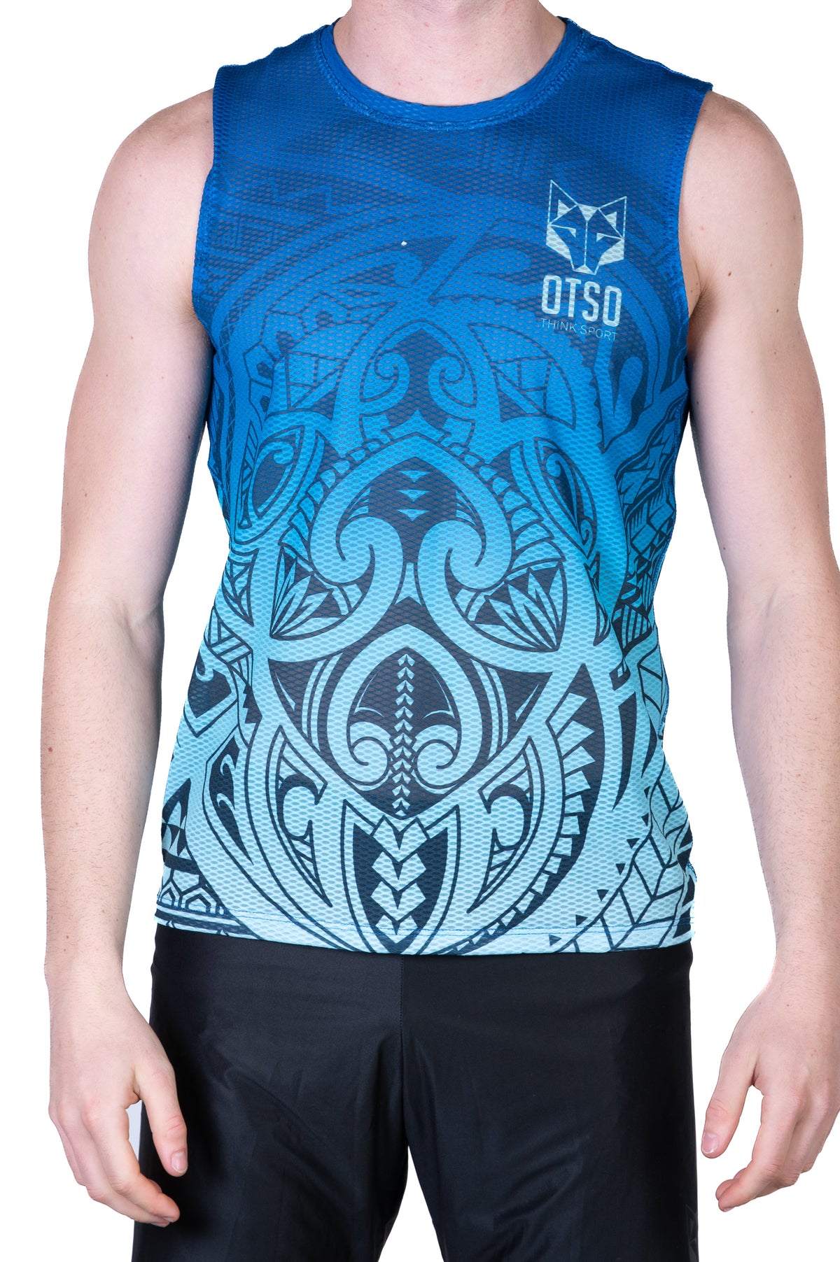 OTSO Herren Lauf-Tanktop - Maori Tangaroa – Produktansicht 8
