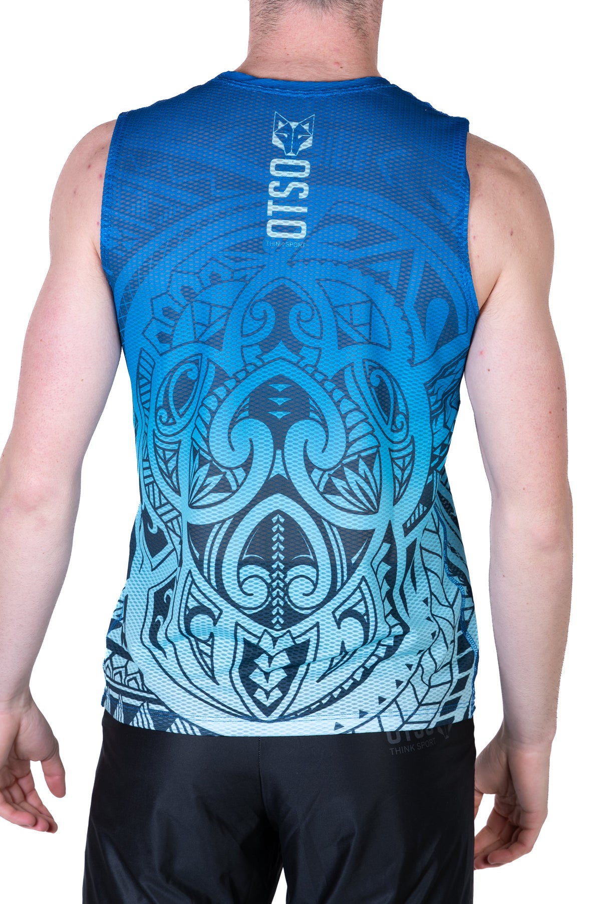 OTSO Herren Lauf-Tanktop - Maori Tangaroa – Produktansicht 9