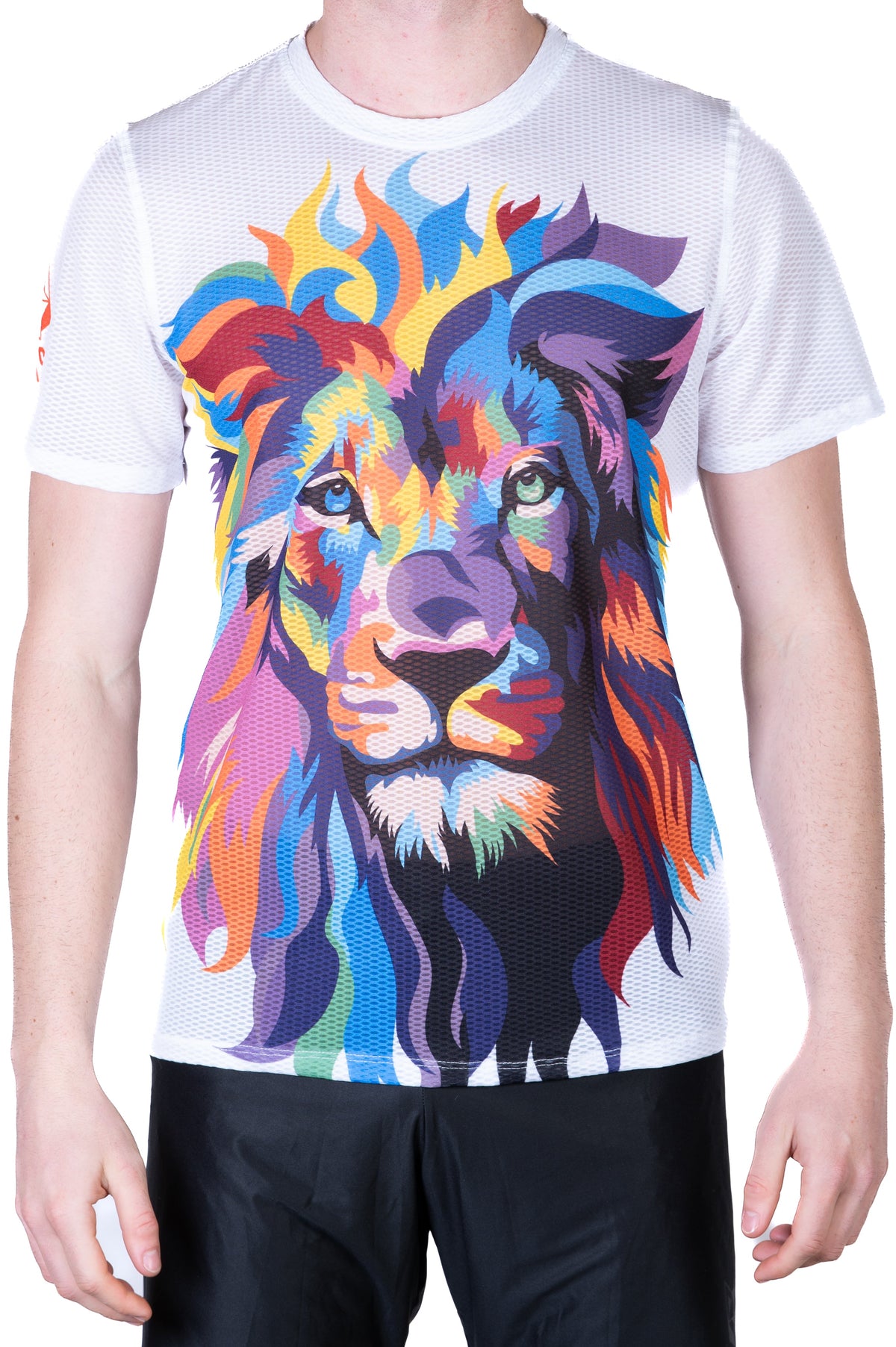 OTSO Herren Kurzarm-Funktionsshirt - Be A Lion – Produktansicht 8